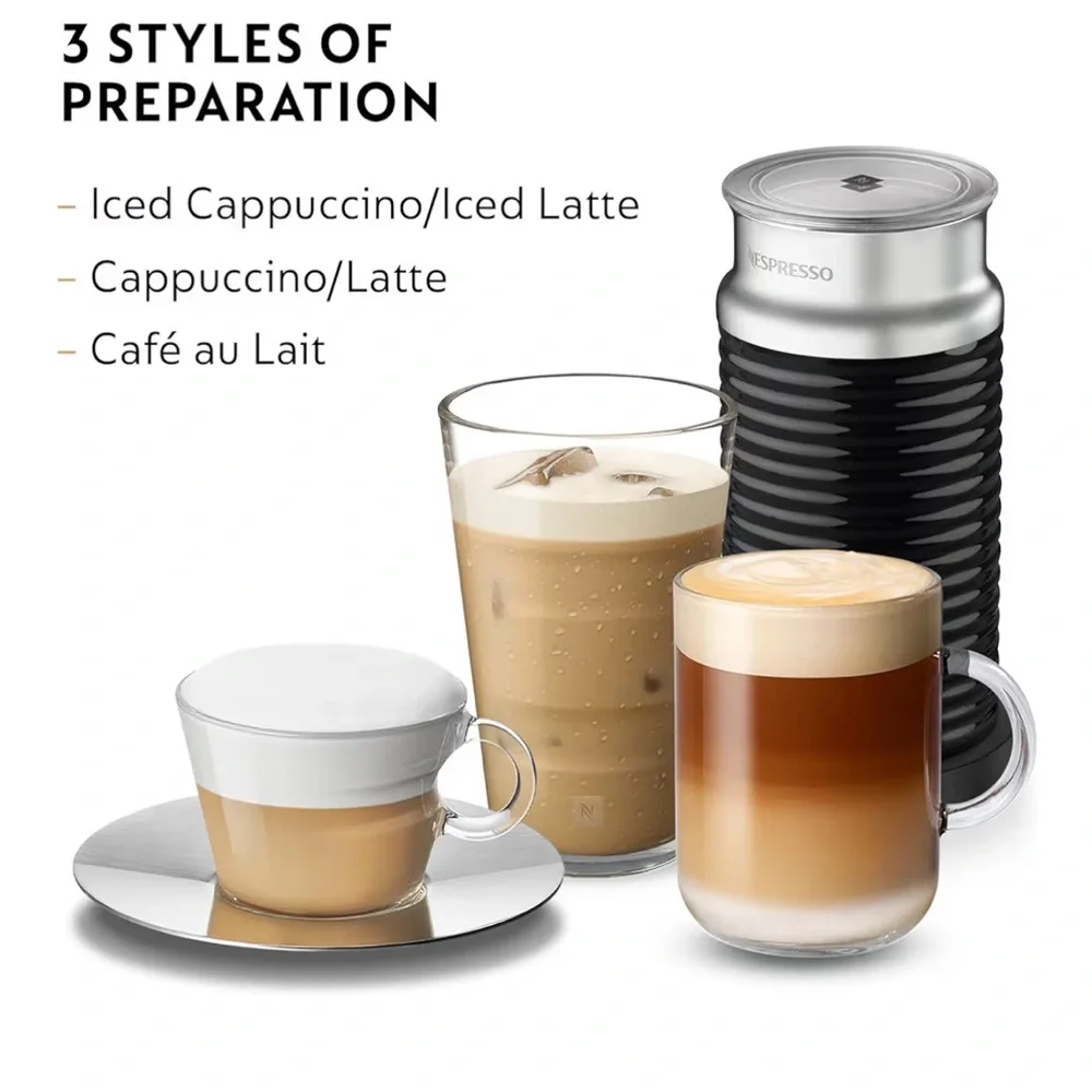 Nespresso Black and Silver Milk Frother